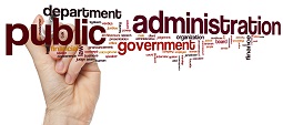 Public administration word cloud concept
